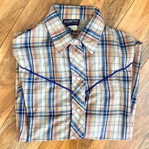 Vintage Loretta Lynn Pearl Snap Country Western Shirt